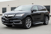 Acura MDX 2013–2020 Stranske stopnice Allmond Grey (2 kosa, aluminij) fotografija 1