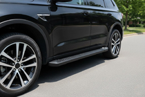 Acura MDX 2013–2020 Bočne stopnice Allmond Black (2 kosa, aluminij) fotografija 1