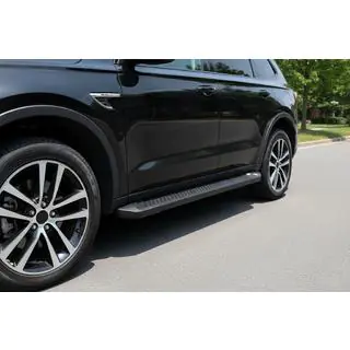 Bočne stopnice Allmond Black (2 kosa, aluminij)