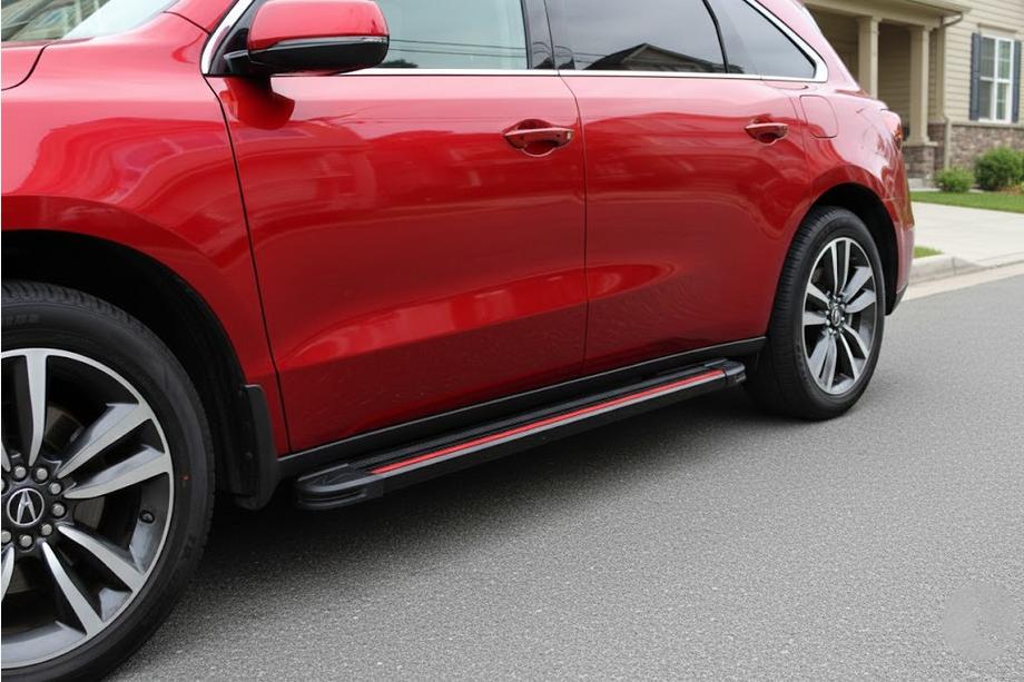 Acura MDX 2013–2020 Bočne stopnice Maya Red (2 kos, aluminij) Image