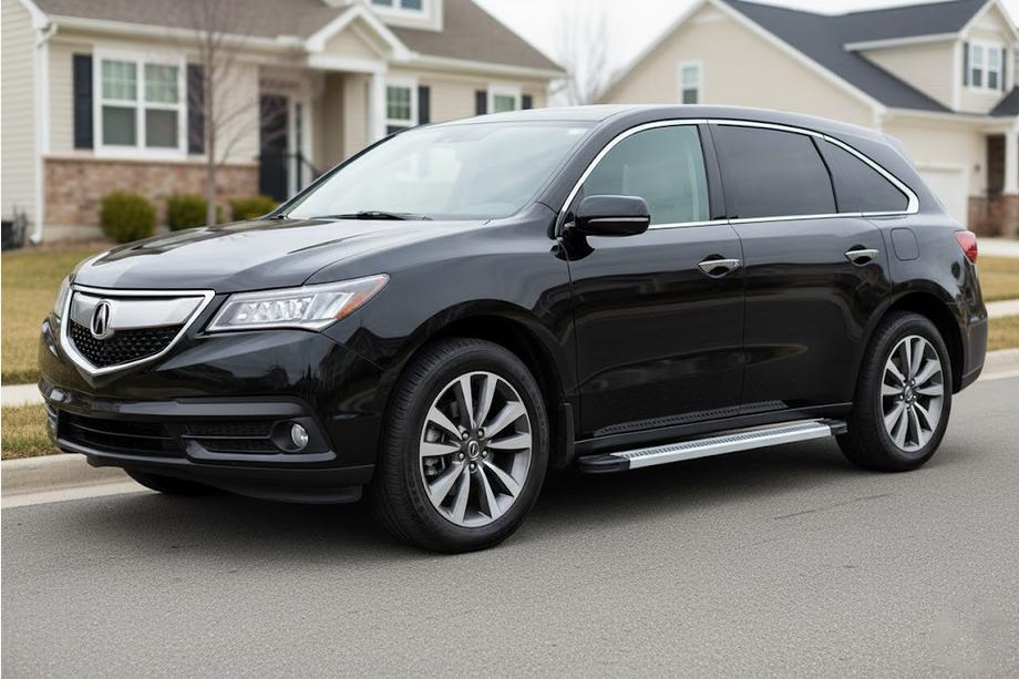 Acura MDX 2013–2020 Bočne stopnice Maya V2 (2 kos, aluminij) Image