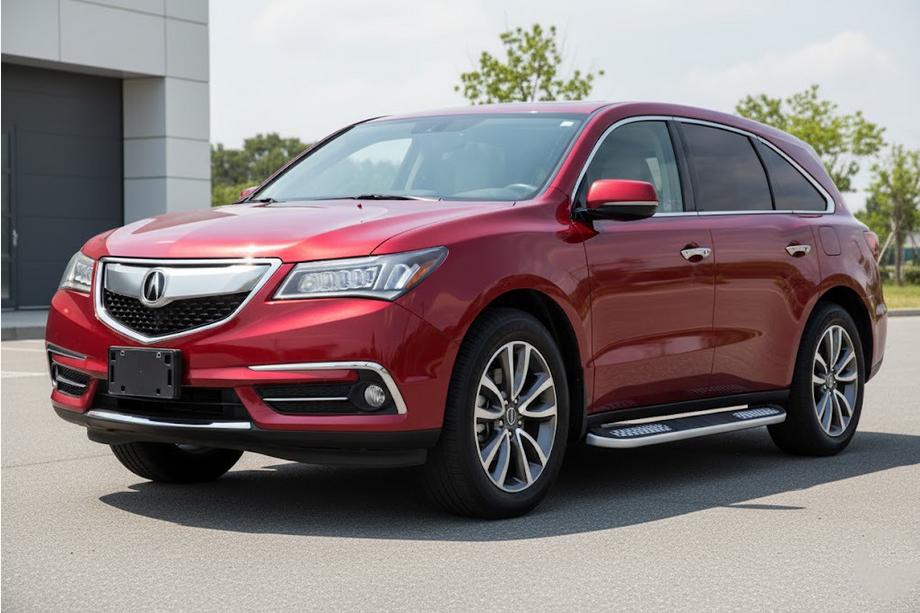 Acura MDX 2013–2020 Stranske stopnice Tayga V2 (2 kos, aluminij) Image