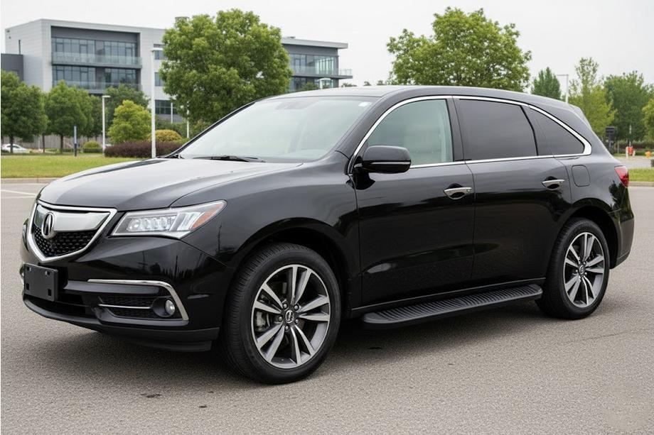 Acura MDX 2013–2020 Stranski pragovi Tayga Black (2 kos, aluminij) Image