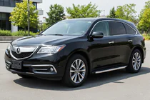Acura MDX 2013–2020 Stranske stopnice BlackLine (2 kos, aluminij) fotografija 1