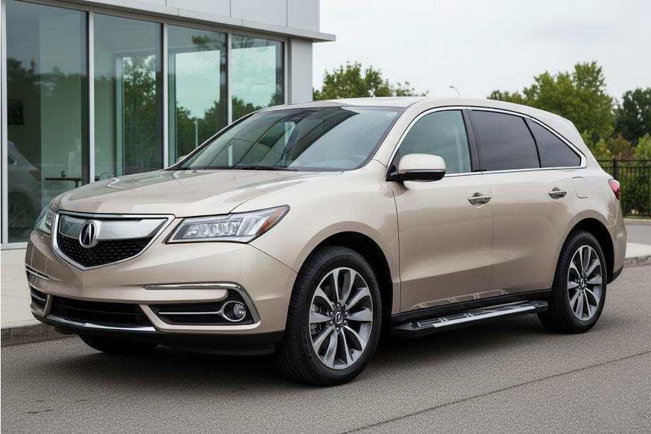 Acura MDX 2013–2020 Stranske stopnice Sunrise (2 kos, aluminij) Image
