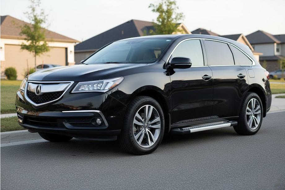 Acura MDX 2013–2020 Stranske stopnice Vision New Grey (2 kos, aluminij) Image