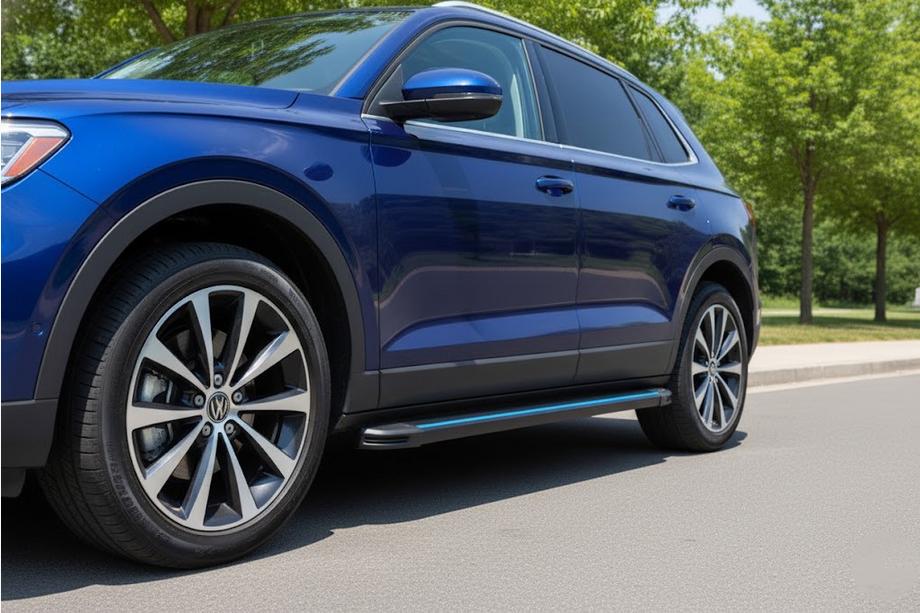 Acura MDX 2013–2020 Bočne stopnice Maya Blue (2 kos, aluminij) Image