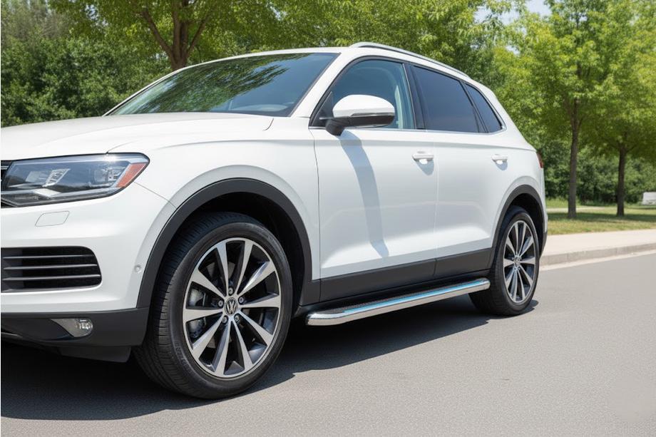 Acura MDX 2013–2020 Stranski pragovi Maydos V2 (2 kos, aluminij / nerjaveče jeklo) Image