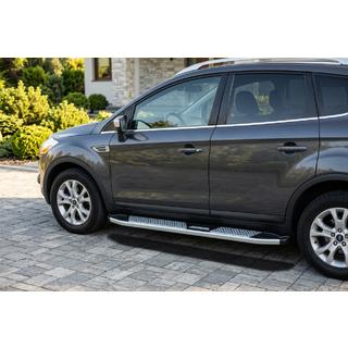 Mevsim Grey bočne stopnice (2 kos, aluminij) Ford Kuga 2008–2013 fotografija 1