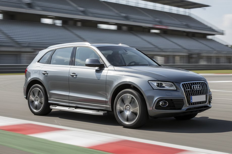 Audi Q5 2008–2017 Mevsim Grey bočne stopnice (2 kos, aluminij) Image