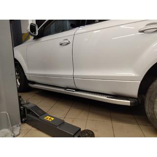 Mevsim Grey bočne stopnice (2 kos, aluminij) Audi Q7 2005–2015 fotografija 2