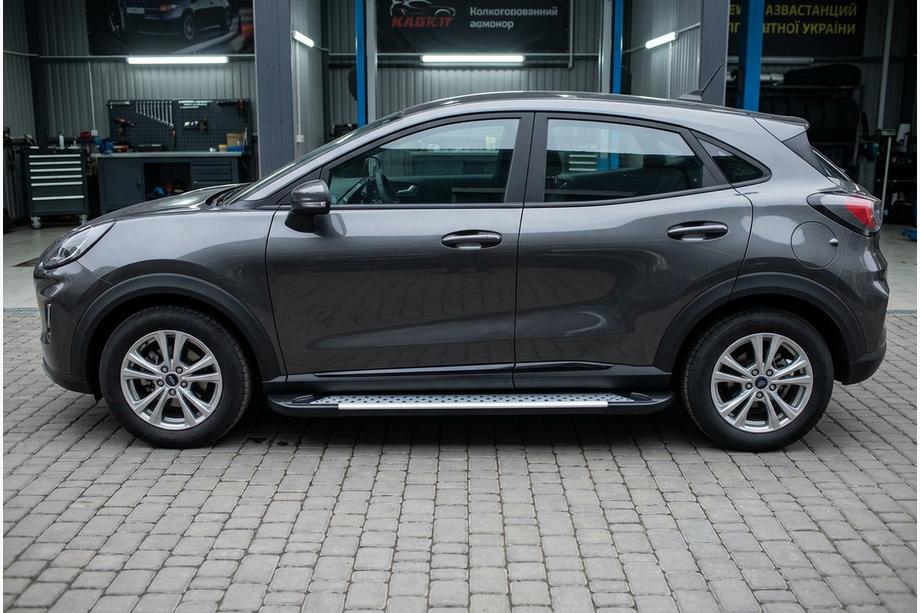 Ford Puma 2019– Stranske stopnice Allmond Grey (2 kosa, aluminij) Image