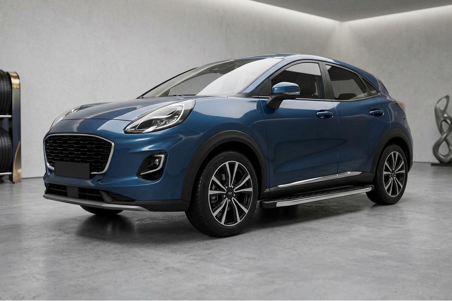 Ford Puma 2019– Stranske stopnice BlackLine (2 kos, aluminij) Image