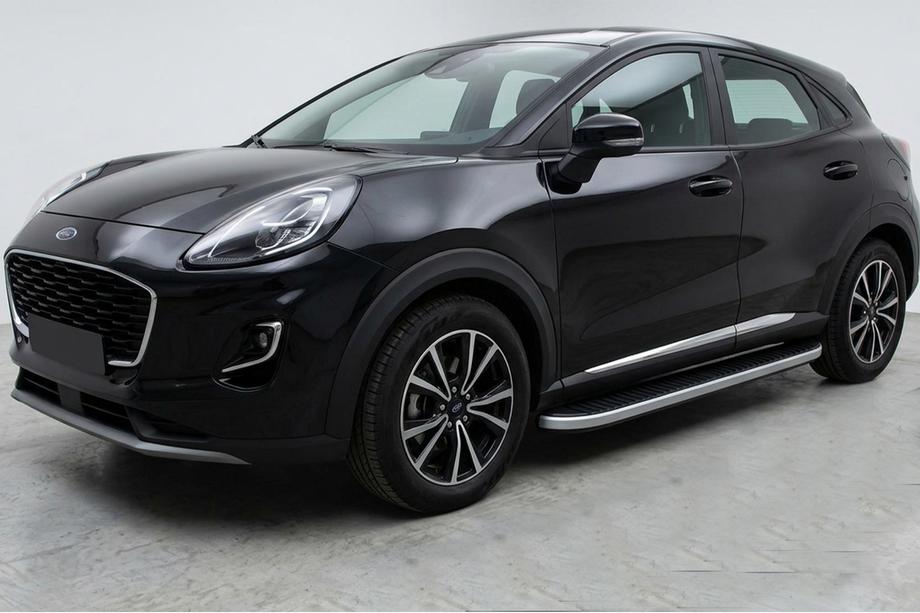 Ford Puma 2019– Stranski pragovi Tayga Grey (2 kosa, aluminij) Image