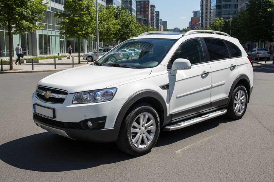 Chevrolet Captiva 2006–2019 Mevsim Grey bočne stopnice (2 kos, aluminij) Image