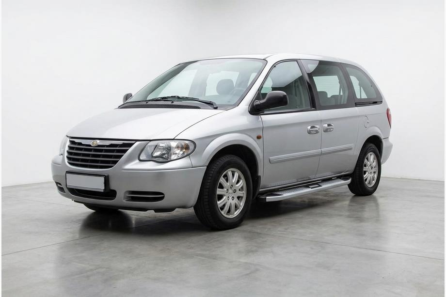Chrysler Voyager 2001–2007 Mevsim Grey bočne stopnice (2 kos, aluminij) Image