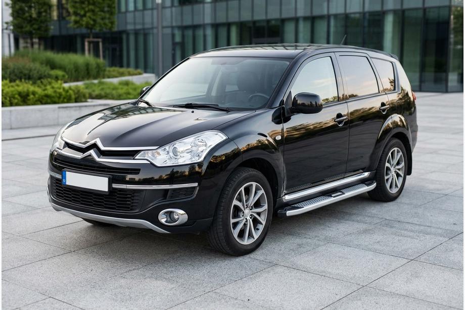 Citroen C-Crosser 2007–2013 Mevsim Grey bočne stopnice (2 kos, aluminij) Image