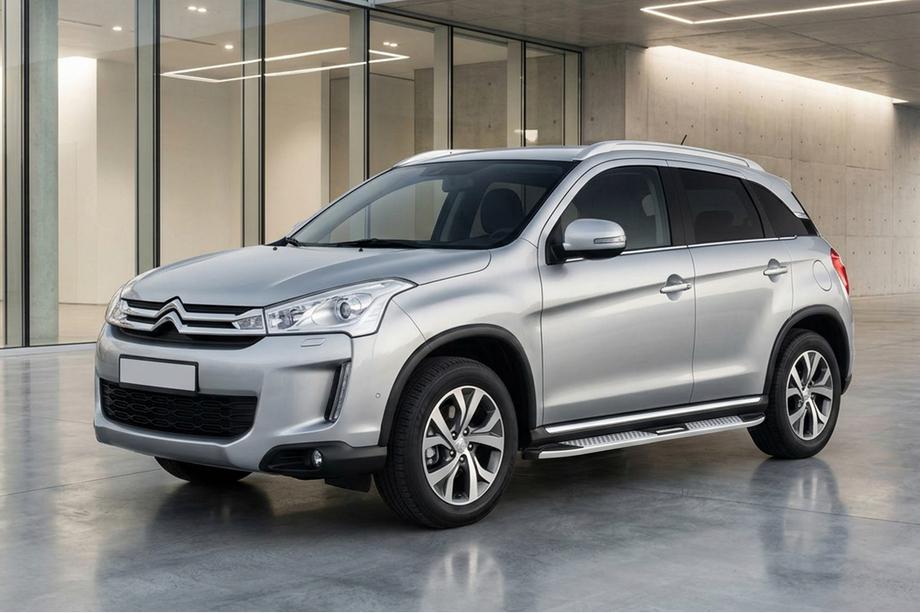 Citroen C-4 Aircross 2012–2017 Mevsim Grey bočne stopnice (2 kos, aluminij) Image
