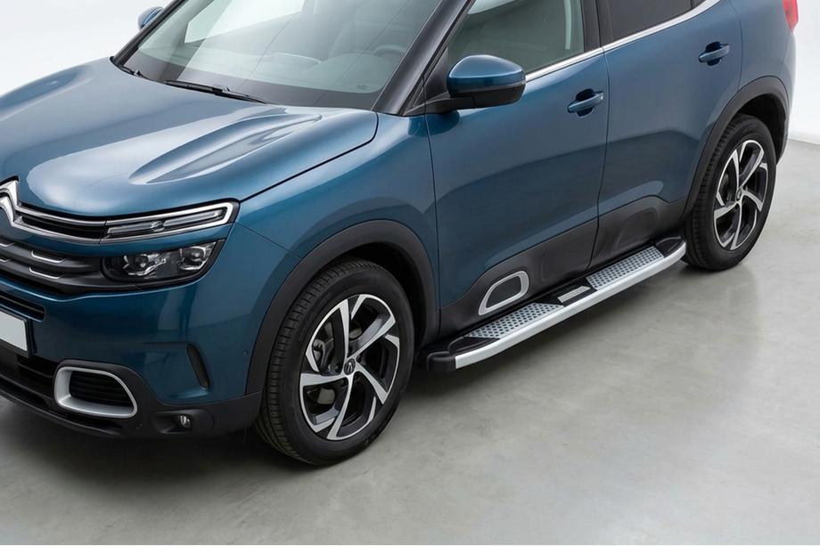 Citroen C5 Aircross 2017–2025 Mevsim Grey bočne stopnice (2 kos, aluminij) Image