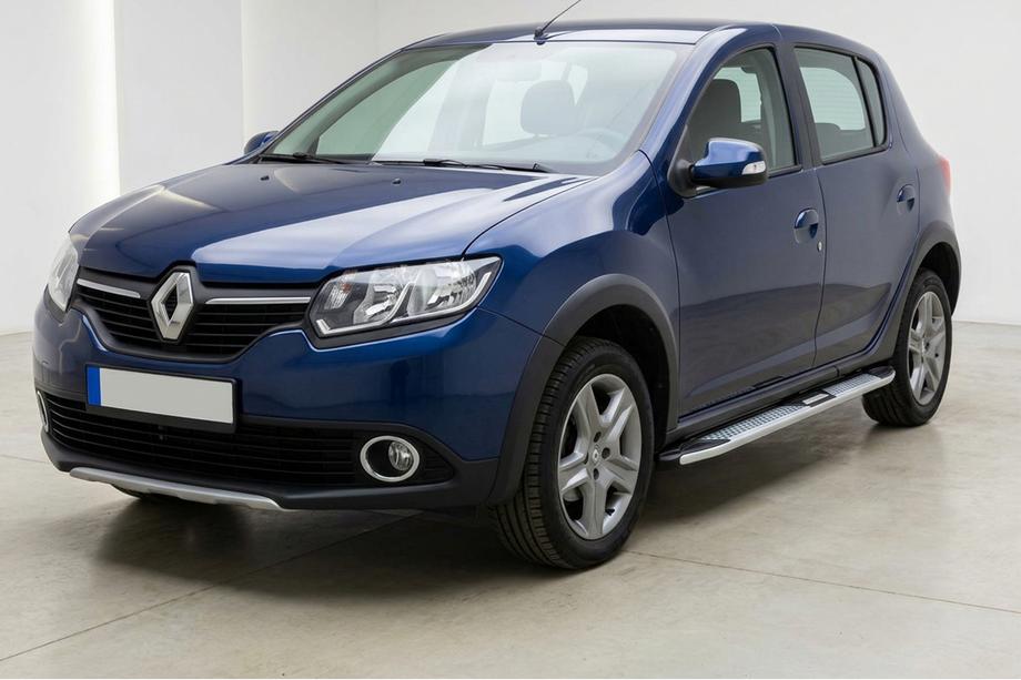 Dacia Sandero 2013–2020 Mevsim Grey bočne stopnice (2 kos, aluminij) Image