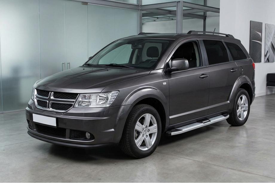 Dodge Journey 2008–2020 Mevsim Grey bočne stopnice (2 kos, aluminij) Image