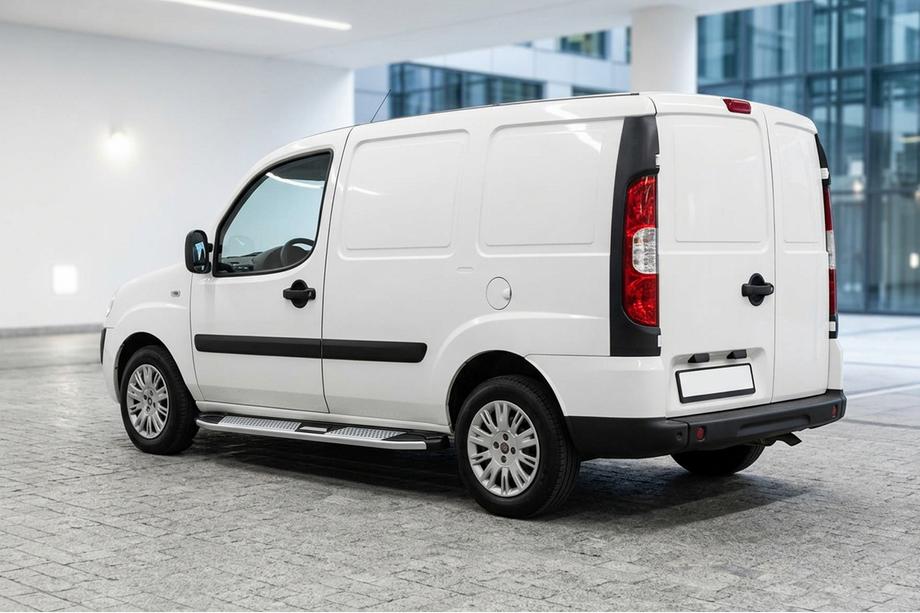 Fiat Doblo I 2001–2005 Mevsim Grey bočne stopnice (2 kos, aluminij) Image