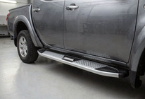 Fiat Fullback 2016– Mevsim Grey bočne stopnice (2 kos, aluminij) fotografija 1