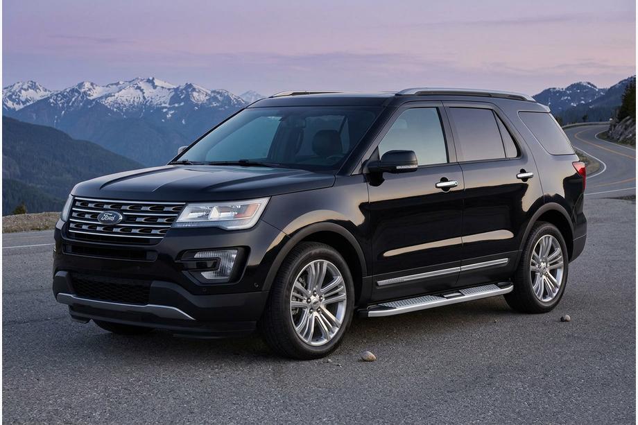 Ford Explorer 2011–2019 Mevsim Grey bočne stopnice (2 kos, aluminij) Image