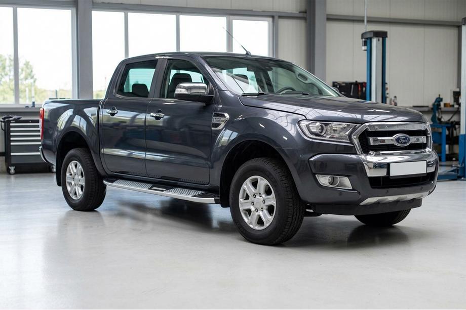 Ford Ranger 2011–2022 Mevsim Grey bočne stopnice (2 kos, aluminij) Image