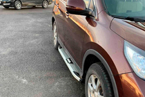 Honda CRV 2012–2016 Mevsim Grey bočne stopnice (2 kos, aluminij) fotografija 3
