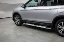 Honda Pilot 2015–2022 Mevsim Grey bočne stopnice (2 kos, aluminij) fotografija 1