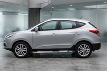 Hyundai IX-35 2010–2015 Mevsim Grey bočne stopnice (2 kos, aluminij) fotografija 1