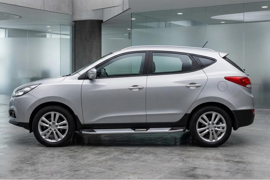 Hyundai IX-35 2010–2015 Mevsim Grey bočne stopnice (2 kos, aluminij) Image