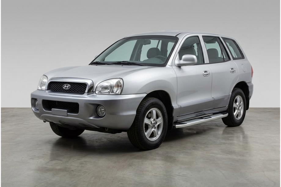 Hyundai Santa Fe 1 2000–2006 Mevsim Grey bočne stopnice (2 kos, aluminij) Image