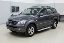 Kia Sorento I BL 2002–2009 Mevsim Grey bočne stopnice (2 kos, aluminij) fotografija 1