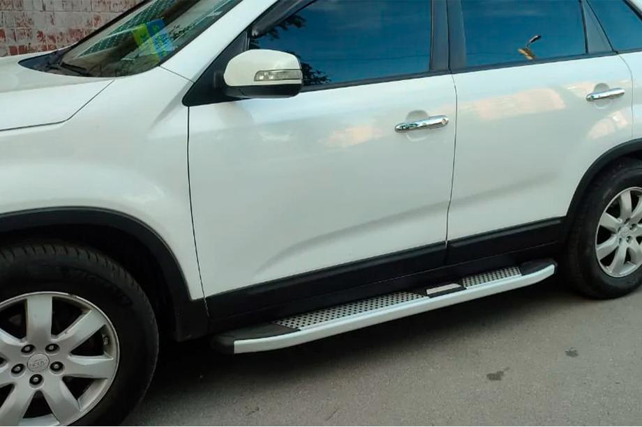 Kia Sorento II XM 2009–2014 Mevsim Grey bočne stopnice (2 kos, aluminij) 2010–2013 Image