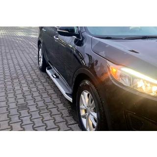 Mevsim Grey bočne stopnice (2 kos, aluminij)