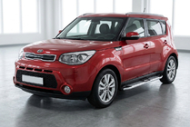 Kia Soul II 2013–2018 Mevsim Grey bočne stopnice (2 kos, aluminij) fotografija 1