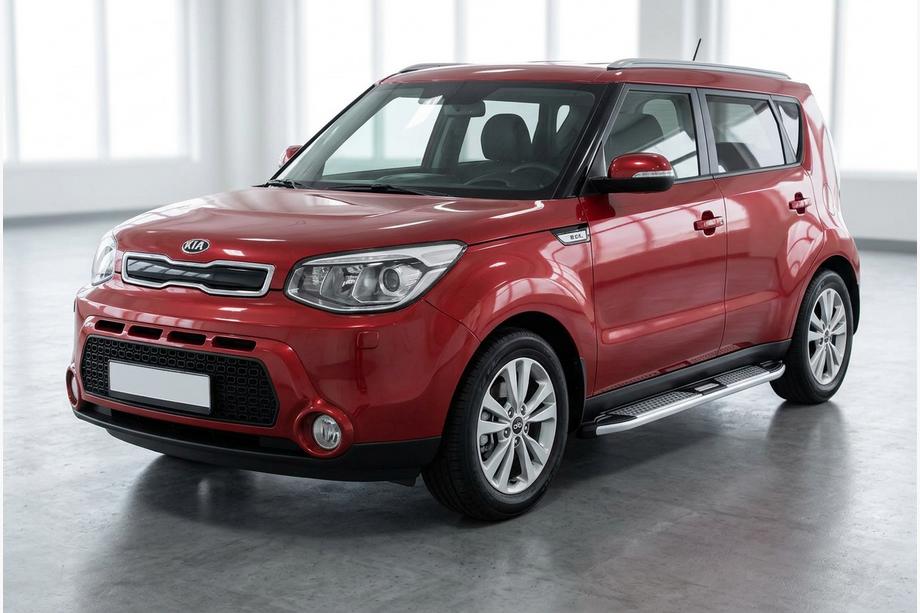 Kia Soul II 2013–2018 Mevsim Grey bočne stopnice (2 kos, aluminij) Image