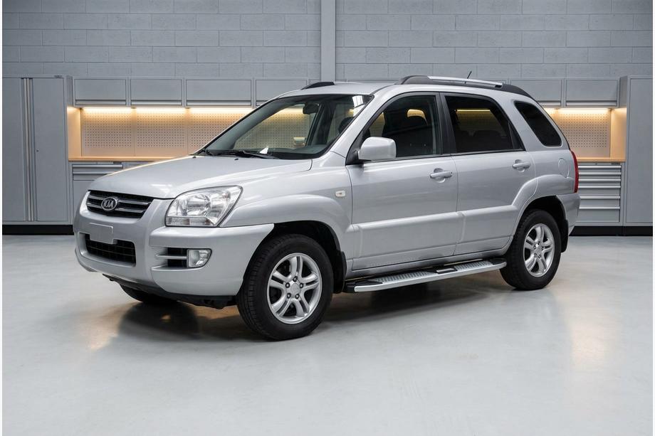 Kia Sportage 2004–2010 Mevsim Grey bočne stopnice (2 kos, aluminij) Image