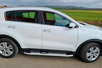 Kia Sportage 2015–2021 Mevsim Grey bočne stopnice (2 kos, aluminij) fotografija 3