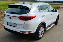 Kia Sportage 2015–2021 Mevsim Grey bočne stopnice (2 kos, aluminij) fotografija 5
