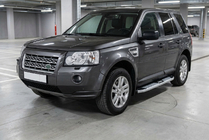 Land Rover Freelander II 2006–2014 Mevsim Grey bočne stopnice (2 kos, aluminij) fotografija 1