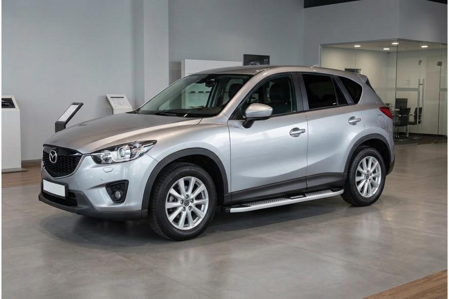 Mazda CX-5 2012–2017 Mevsim Grey bočne stopnice (2 kos, aluminij) Image