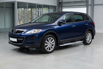 Mazda CX-9 2007–2016 Mevsim Grey bočne stopnice (2 kos, aluminij) fotografija 1