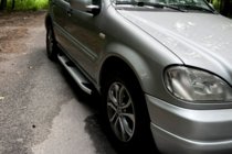 Mercedes ML W163 1997–2005 Mevsim Grey bočne stopnice (2 kos, aluminij) fotografija 2