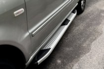 Mercedes ML W163 1997–2005 Mevsim Grey bočne stopnice (2 kos, aluminij) fotografija 1