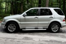 Mercedes ML W163 1997–2005 Mevsim Grey bočne stopnice (2 kos, aluminij) fotografija 3