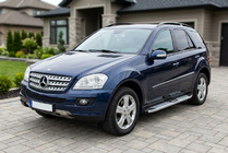 Mercedes ML W164 2005–2011 Mevsim Grey bočne stopnice (2 kos, aluminij) fotografija 1