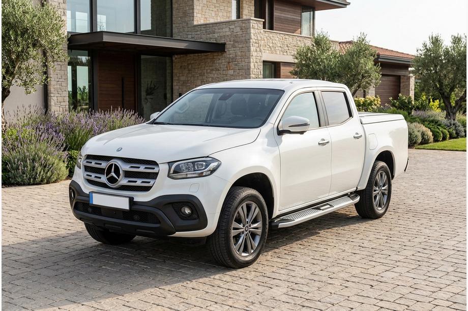 Mercedes X class 2017–2020 Mevsim Grey bočne stopnice (2 kos, aluminij) Image